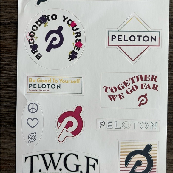 Peloton Logo and Design Sticker Collection - Picture 4 of 5
